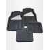 Car Mats 4PC CHROME AW MATS, BLACK